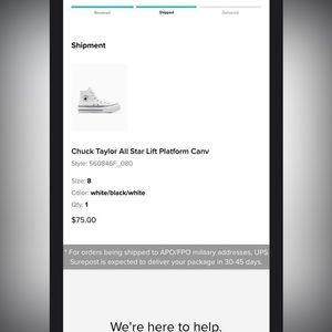 Converse Chuck Taylor’s all star lift platform canv